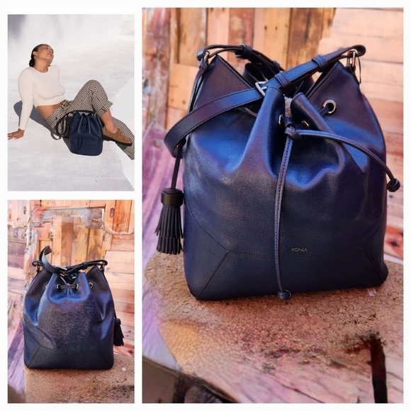 BONIA BUCKET‎ MADE OF SOPHIA LEATHER - Picture 1 of 5